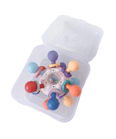 BAOK Biting Toys for Babies - Sensory Rattling Bite Rings & Teething Shaker Toys - International Shipping Available - Buy Online on SooperMarket.com