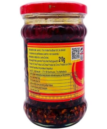 CNMART Laoganma Crispy Chilli in Oil 210g (Pack of 4) - Buy Online on SooperMarket.com