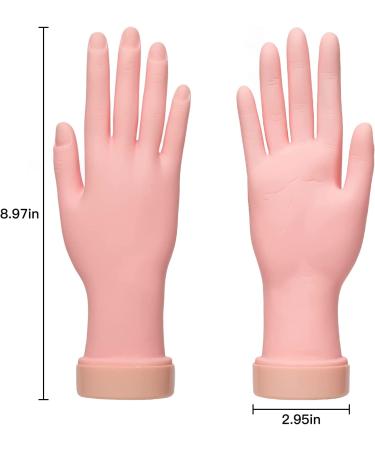 Buqikma Flexible Movable Nail Practice Hand for Manicure Training - Pack of 1 - Buy Online on SooperMarket.com