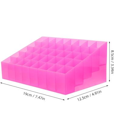 Shop Cabilock 40 Box Lipstick Holder - Pink Cosmetic Organizer & Jewelry Storage Case for International Shipping - Buy Online on SooperMarket.com