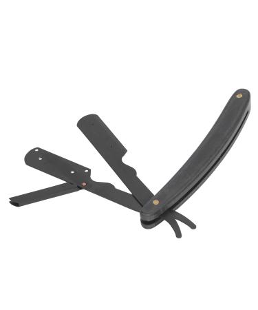 Buy Stainless Steel Manual Beard Blade Holder with Wooden Handle | Perfect for Home Facial Care - Buy Online on SooperMarket.com