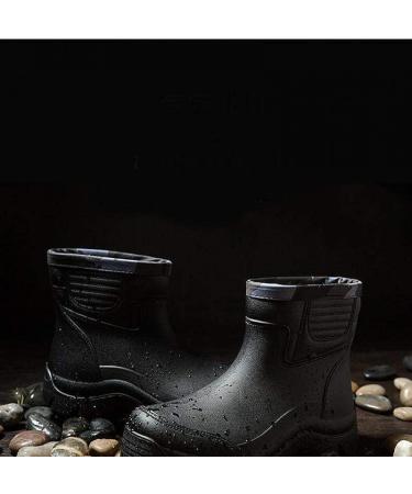Jessie Men's PVC Waterproof Rubber Rain Boots - Short Ankle Boots Size 11 - Buy Online on SooperMarket.com