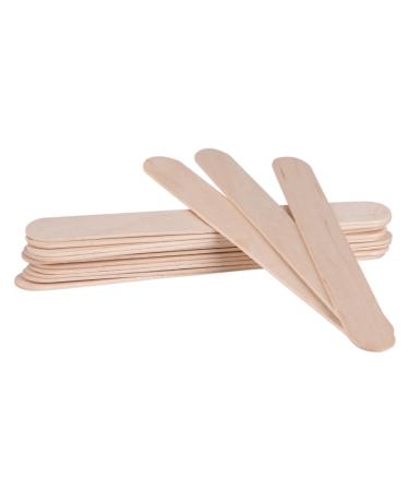 ANGGREK 100Pcs Waxing Stick Spatula Disposable Wooden Hair Removal & Craft Sticks for Body Waxing | International Shipping - Buy Online on SooperMarket.com