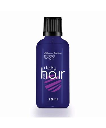 Aroma Magic Flaky Hair Oil | with Tea Tree & Jojoba Oil | Nourishing Dry Scalp & Hair Strengthening Oil | Anti Dandruff Oil for Scalp | 0.68 Fl Oz (20ml)