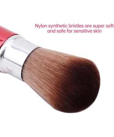1PC Retractable Powder Brush Travel Nail Dust Brush Portable Face Blush Brush with Cover Red - Buy Online on SooperMarket.com