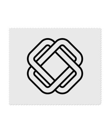 2 x 'Celtic Knot' Microfiber Lens/Eyeglass Cleaning Cloths (LC00020852)