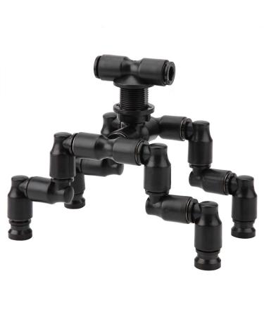 Bewinner Rainforest Pet Cooling Spray Nozzle Detachable Nozzle Fogger Mist Sprinkler Adjustable Reptile Forest Super Fogger Mist System Black