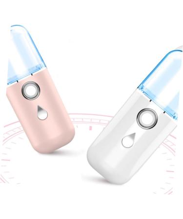 FOYTOKI 3pcs Nano Water Replenishing Instrument Facial Mister Cool Mist Handheld Steamer White Plastic - Buy Online on SooperMarket.com