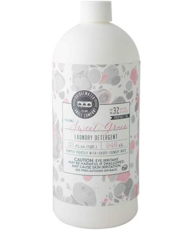 Bridgewater Candle Sweet Grace 32 oz Laundry Detergent | Luxury Scented Deep Cleaning | Powerful Fragrance for a Fresh Laundry Experience - Buy Online on SooperMarket.com