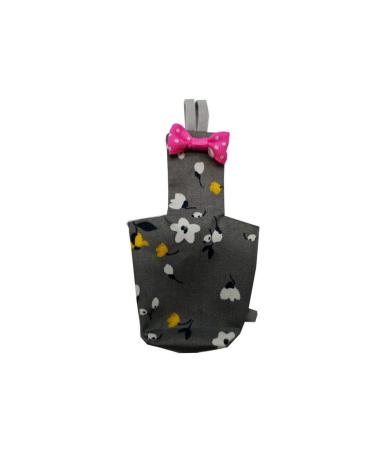 WT-DDJJK Parrot Diaper Parrot Diaper with Bowtie Cute Colorful Fruit Floral Cockatiel Pigeons Small Med