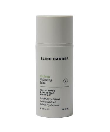 Blind Barber elixBoost Hydrating Balm - Daily Face Moisturizer for Men - Mens Anti-Aging Moisturizer with Juniper Berry Extract - Hydrates & Protects Skin Barrier (3.2oz / 100ml)