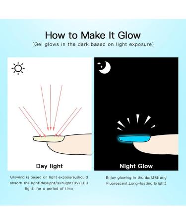 MSRUIOO Colour Changing Gel Nail Polish Set Glow in the Dark Gel Nail Polish Kit Temperature Mood Change Nail Gel Polish Soak Off LED Gel Nail Kit 6 Pieces 8 ml - Buy Online on SooperMarket.com