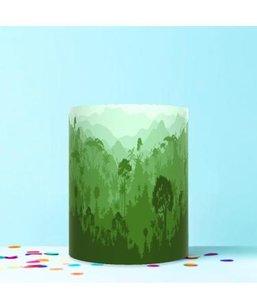 FOREST SCENE WRAP AROUND EDIBLE CAKE TOPPER ICING SHEET DECORATION 3 SHEETS