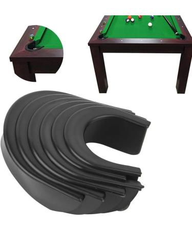 Yunir 6-Piece Pool Table Liner Pocket Rubber Accessory Set - Free Play & Coin-Operated for Billiard Pool Hall - Buy Online on SooperMarket.com