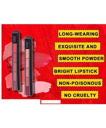 MIESCHER Colored Matte Nude Lipstick - Full Coverage Lip Crayon for Bold Deep Red Lips - Waterproof & Smudge Proof - Buy Online on SooperMarket.com
