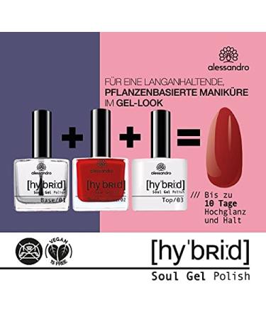 Alessandro Hybrid Lack Milky Dream - Slightly Transparent White Nail Polish | 10-Day Wear No LED Needed | 8 ml (1 Pack) - Shop Now! - Buy Online on SooperMarket.com