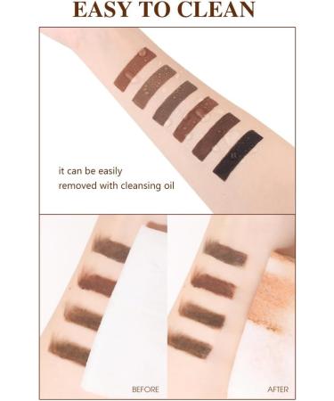 Colorful eyebrow cream waterproof three-dimensional stereotypes above the color eyebrows (11) - Buy Online on SooperMarket.com