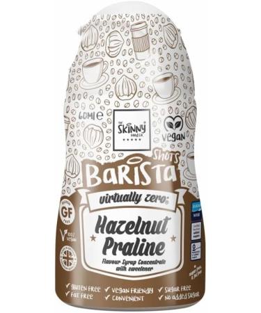 The Skiny Food Co Barista Shots Hazelnut Praline Syrup 60ml - The Totally Amazing Gluten Free Virtually Zero Calorie - Pack of 5 - Buy Online on SooperMarket.com