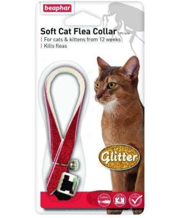 3XCat Flea Glitter Collar Black/Silver/Red - Buy Online on SooperMarket.com