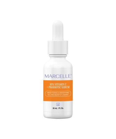 Marcelle 10% Vitamin C + Probiotic Serum for Face Brightening & Smoothing Vegan Cruelty-Free Non-Comedogenic Oil-Free Fragrance-Free Paraben-Free Hypoallergenic 30 mL 30 ml (Pack of 1)