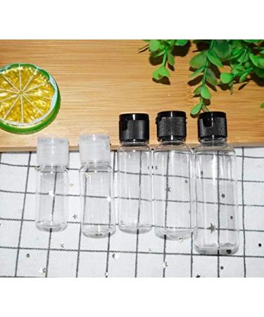 12PCS 20ml/0.67oz Empty Clear Plastic Sample Bottle Travel Container Jar Pot Vial with Flip Lid Perfect for Makeup Emollient Water Shower Gel Emulsion Liquid Comestic Containers (20ml/0.67oz) - Buy Online on SooperMarket.com