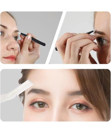 3-in-1 Eyebrow Tweezers Set for Women and Men - Slant, Pointed, and Razor Included - Buy Online on SooperMarket.com