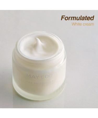 Maycoop Raw Moisturizer Face Cream 80ml - Daily Hydrating Facial Moisturizer for All Skin Types - Anti Aging, Prevents Wrinkles - Vegan & Alcohol-Free - Buy Online on SooperMarket.com
