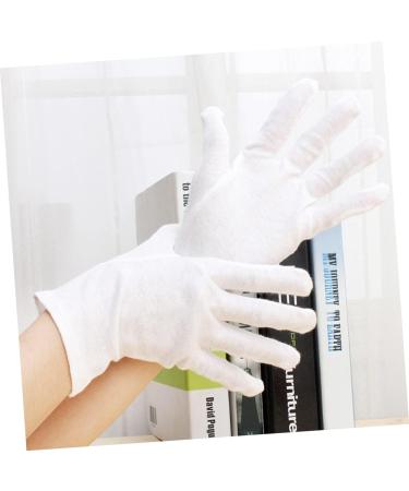 JECOMPRIS 36 Pairs Cotton Anti-Spitting Work Chemical Hand Moisturizer Hair Dye Cotton Protective Moisturizing White - Buy Online on SooperMarket.com