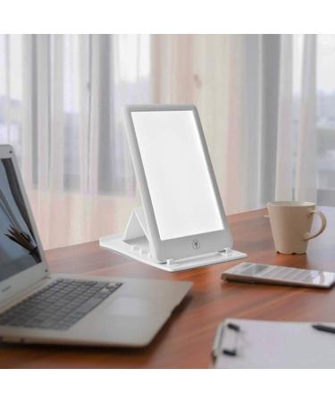 CHSHY Portable Light Therapy Energy Lamp 5 600 32 000Lux Happy Daylight Lamp with Touch Control Brightness Setting Adjustable Angle Cool White UV Free - Buy Online on SooperMarket.com