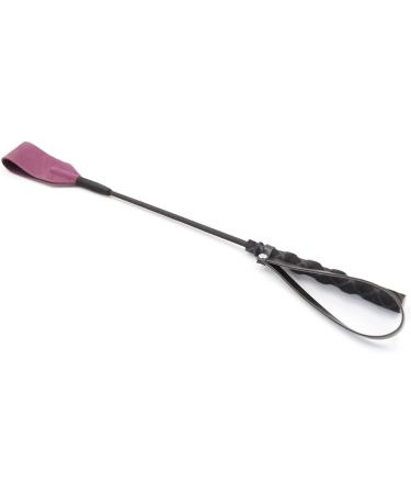 Premium Purple English Riding Crop with Genuine Leather Top - Equestrianism Essential - Buy Online on SooperMarket.com