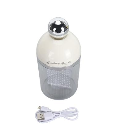 Portable Plastic Bubble Foamer Waterproof Rechargeable Quick Cleansing Bubble Foamer Device for Body Wash or Face Wash (White)