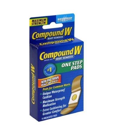 Compound W Wart Remover Pads Adult 14 Pads
