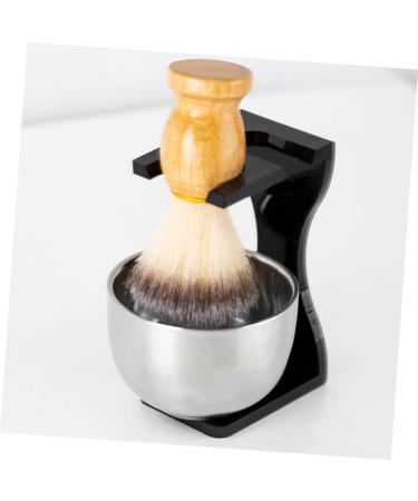 NOLITOY Men's Shaving Set - Black Suit Razor Holder Brush & Bowl | Premium Grooming Essentials for Effortless Shaving - International Shipping Available - Buy Online on SooperMarket.com
