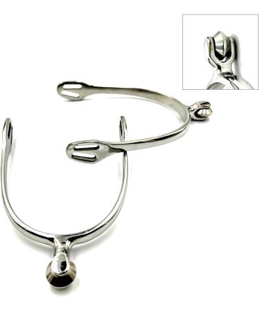 High-Quality Stainless Steel Riding Spores: Sun Wheel Swan Neck & Hammer Spores for Women Cyclists | Ultra Fit Cycling Gear - Buy Online on SooperMarket.com