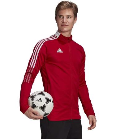 adidas Men's Tiro 21 Track Jacket - Team Power Red - Size Medium - Buy Online on SooperMarket.com