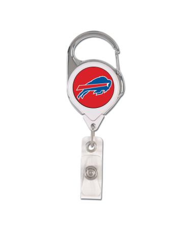WinCraft NFL Buffalo Bills Retractable Premium Badge Holder, Team Color, One Size