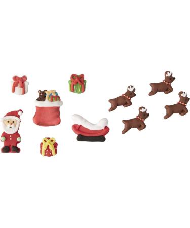 Wilton Gingerbread Scene Icing Decorations - Festive Multicolor Holiday Decor - Buy Online on SooperMarket.com