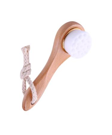 1PC Bamboo Charcoal Facial Cleansing Brush - Manual Pore Exfoliation & Makeup Removal - Buy Online on SooperMarket.com