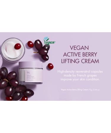 Dr.Ceuracle Vegan Active Berry Lifting Cream | Plump Skin with French Grapes & Resveratrol | Hydrating Anti-Aging Cream for Revived Complexion - Buy Online on SooperMarket.com
