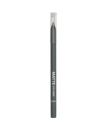 Gosh Matte Eyeliner in intensive black I creamy soft texture for simple application I high opacity ideal for smokey eyes i perfect to mascara i vegan & perfume -free i 017 classic gray 017 classic gray 1.2 g (1 Pack)