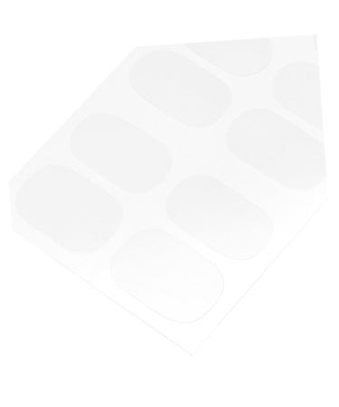Mikinona 6 Sheets Nail Patch Stickers Sheer Nail Polish Transparent Nail Polish Manicure Kit Clear Nail Polish Nail Kits Gels Nail Sticker Gel Wraps for Nails Nail Strips Double Sided Tape - Buy Online on SooperMarket.com