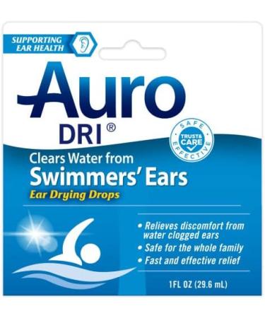 Auro Dri Swimmer's Ear Drying Drops Fast Relief 1 fl oz - Pack of 4 - Buy Online on SooperMarket.com