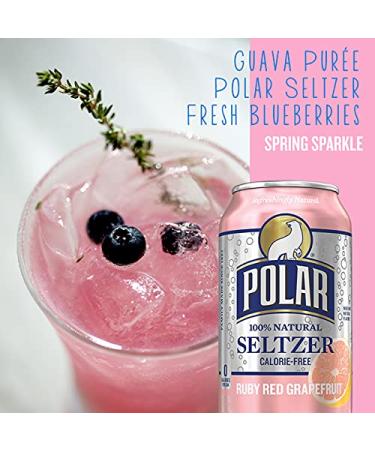 Polar Beverages All Flavor Variety Pack | 15 Pack of 12 Fl Oz Cans | Carbonated Sparkling Water with Natural Flavors - Buy Online on SooperMarket.com