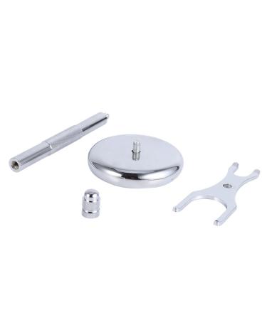 Premium Aluminum Shaving Brush Stand - Durable Holder Rack for Grooming Tools | 15cm x 7cm | Fast International Shipping - Buy Online on SooperMarket.com