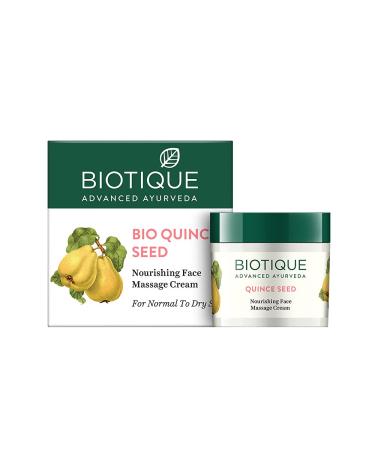 Biotique Quince Seed Nourishing Face Massage Cream 50 gm /1.69 Oz I Normal To Dry Skin