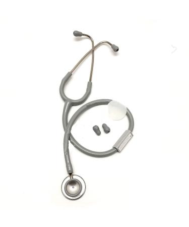 Silvery Stethoscope - Lightweight Aluminum Grey Tube - Pack of 1 | International Shipping Available - Buy Online on SooperMarket.com