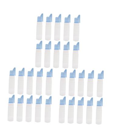 FOMIYES Nose Spray Bottle 30 Pcs Plastic Nasal Spray Bottles Nasal Mist Sprayers Plastic Spray Bottles Mini Spray Bottle Refillable Spray Bottle Nasal Sprayer Bottle Mist 3.5*3.5*15cmx3pcs Whitex3pcs