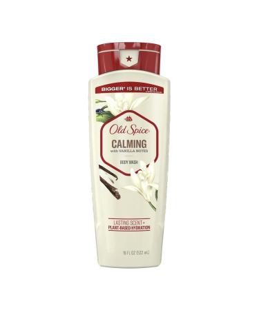 Old Spice Men's Body Wash Calming with Vanilla Notes 18oz