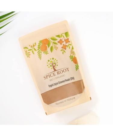 Organic Ceylon Cinnamon Powder 250g - Raw & Certified Organic Vegan - Buy Online on SooperMarket.com
