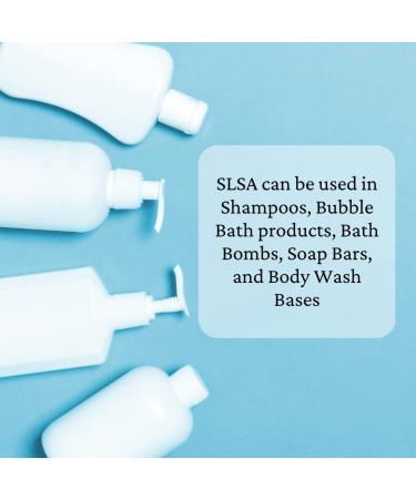 SLSa Powder 100% Pure Sodium Lauryl Sulfoacetate | Made in USA | Ideal for Bath Bombs & Bubble Bath | 16 oz by Pure or Nothing - Buy Online on SooperMarket.com